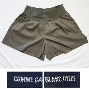 Comme Ca Blanc D'oeuf Womens Army Green Shorts Skort Skirt Japan M-L